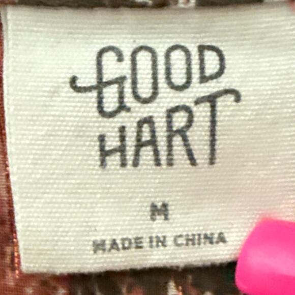 Good Hart‎ The Style Charm Medallion Print Short Sleeve Top Multi Size Medium - Picture 10 of 11